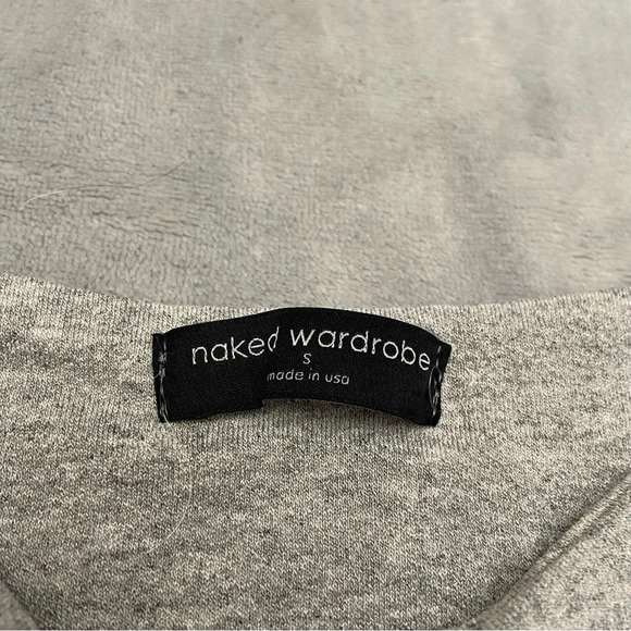 Naked wardrobe NW tank bodysuit heather gray 21026 - Picture 13 of 14